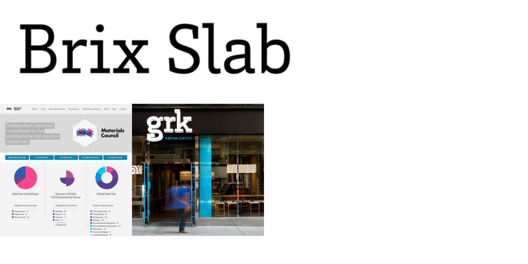 Brix Slab in use - Fonts In Use