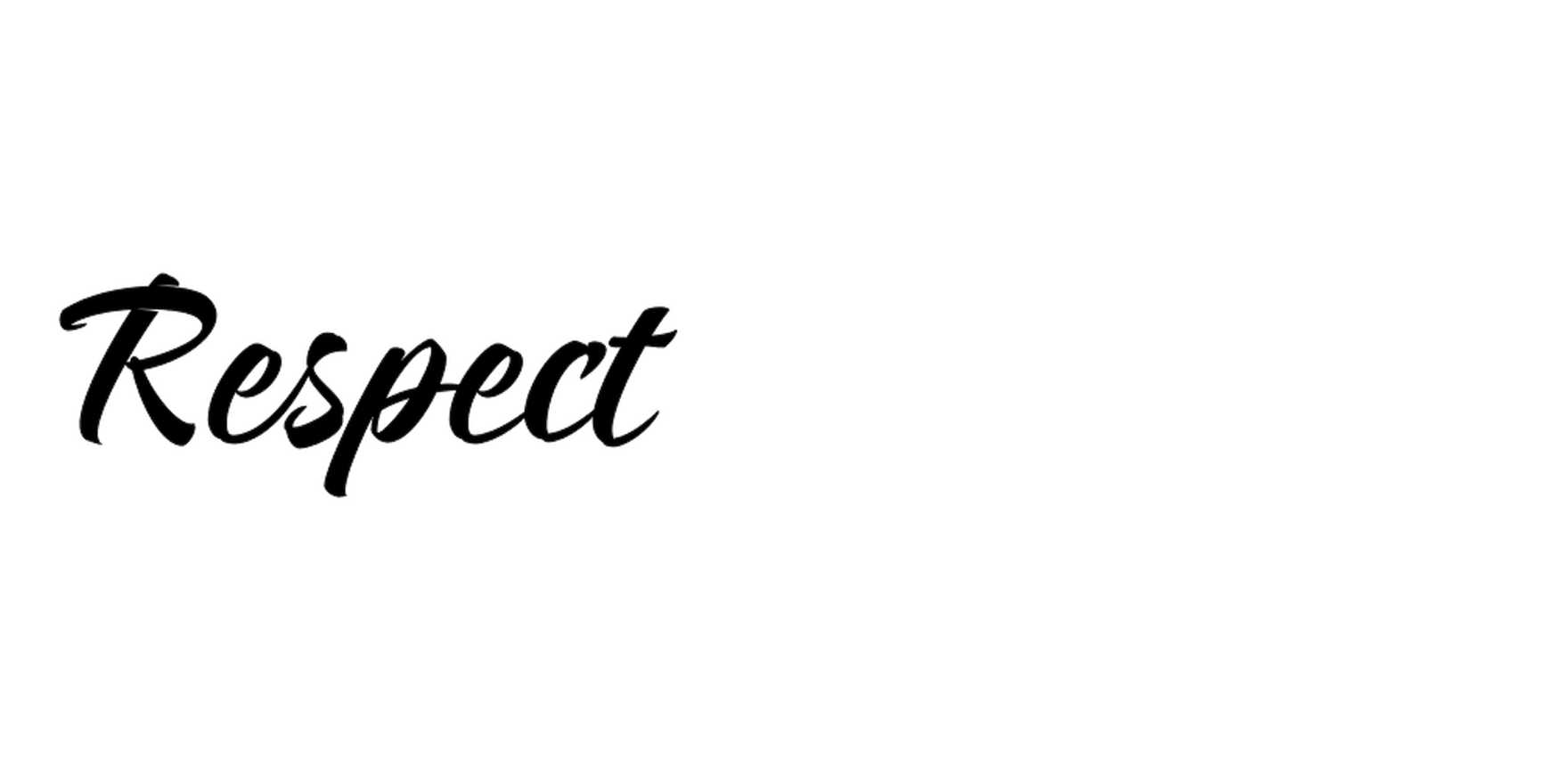 Respect in use - Fonts In Use