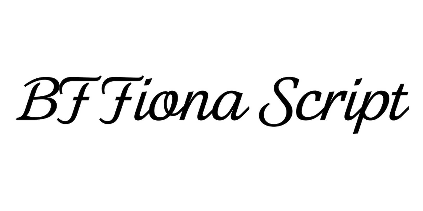 BF Fiona Script in use - Fonts In Use