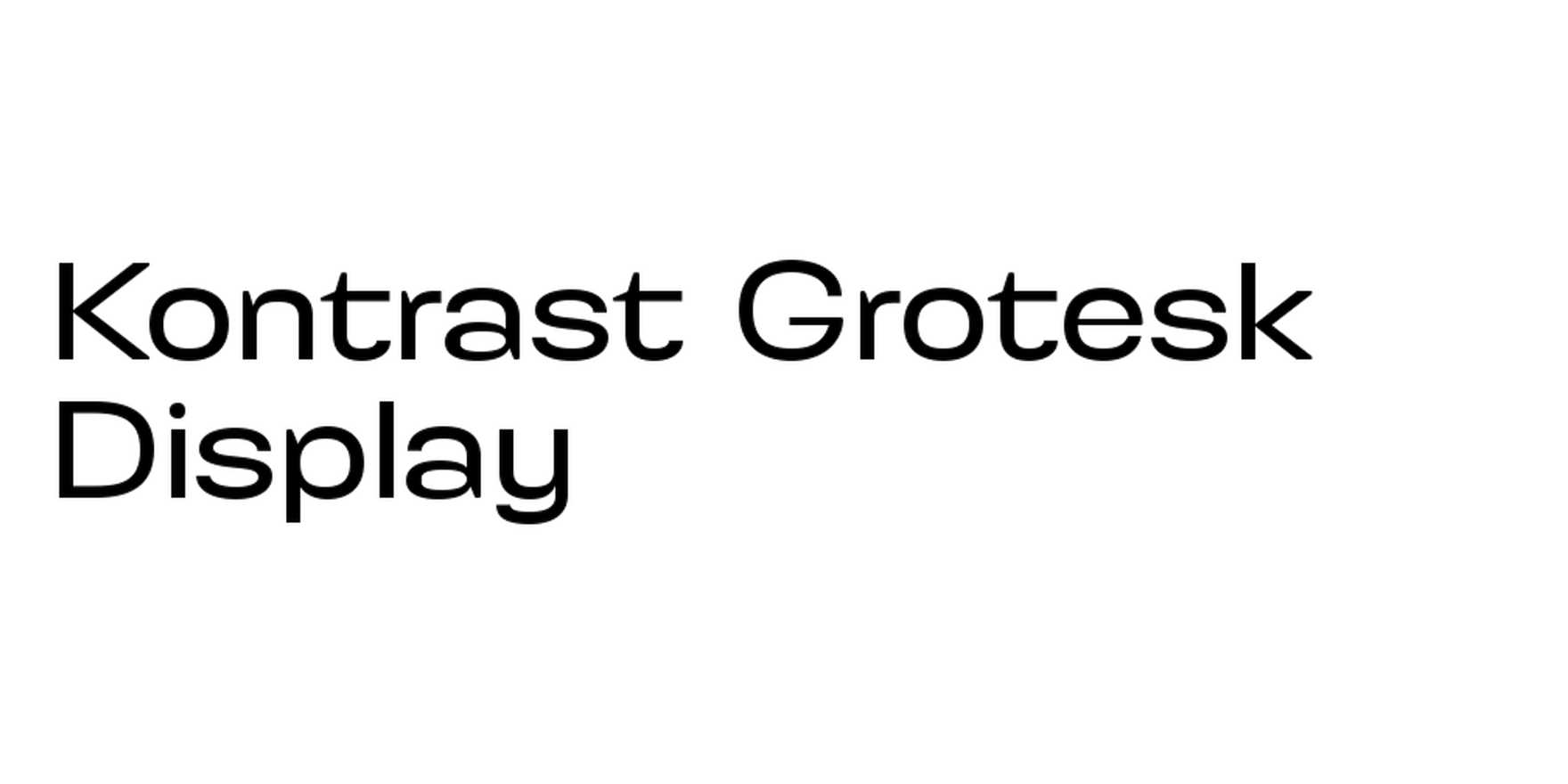 Kontrast Grotesk Display in use - Fonts In Use
