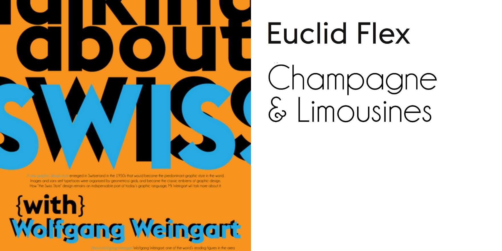 Talking about Swiss - Fonts In Use