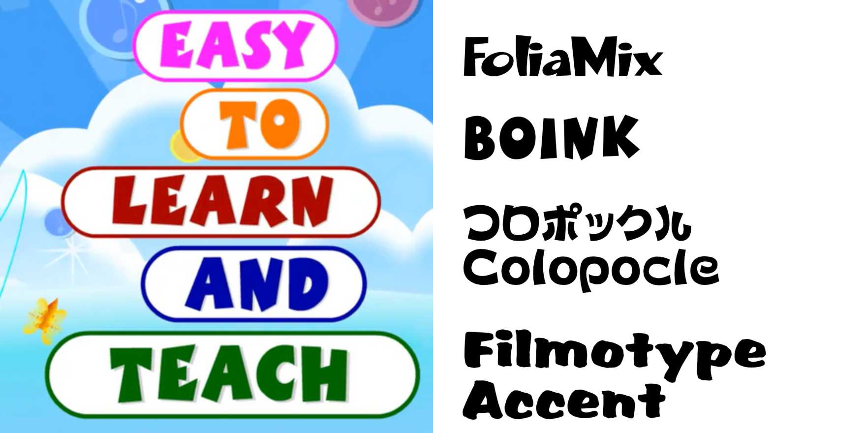 MagicBox English Kids Channel official trailer - Fonts In Use