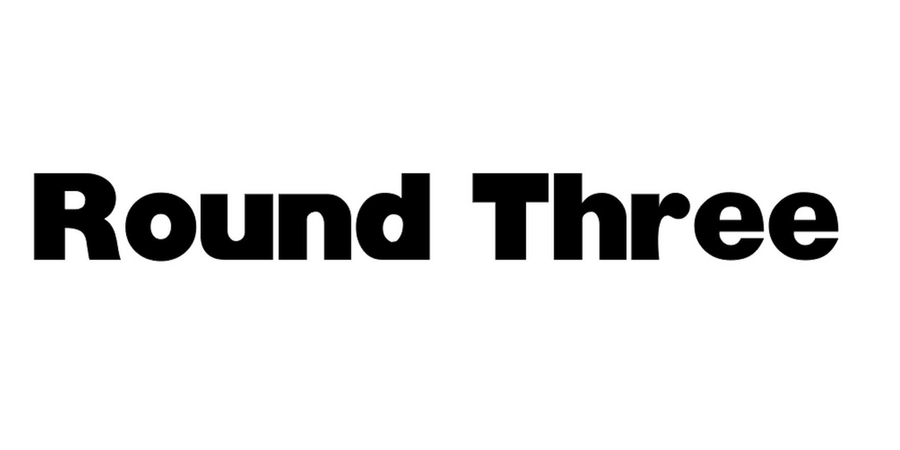 Round Three in use - Fonts In Use
