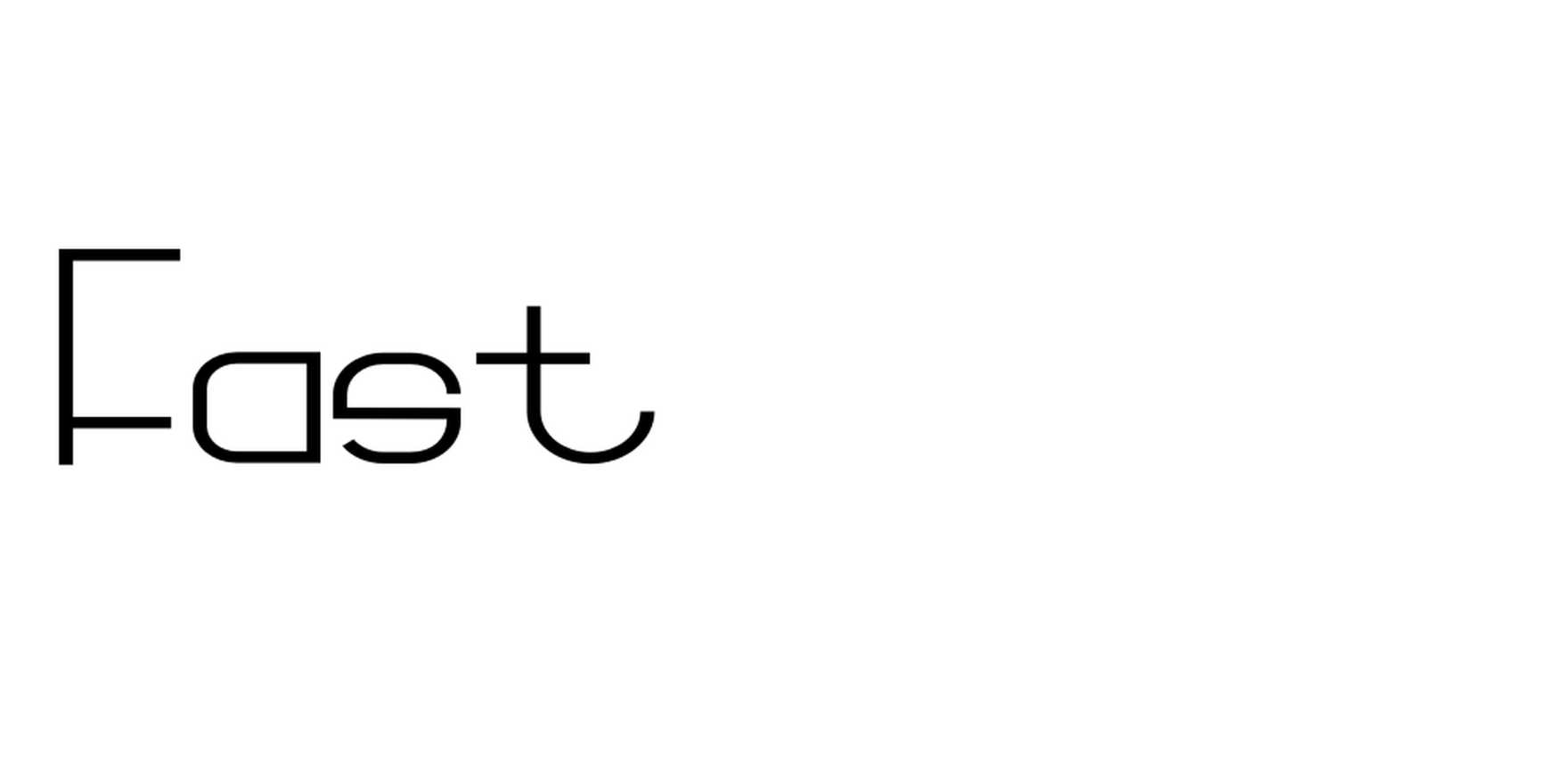 Fast in use - Fonts In Use