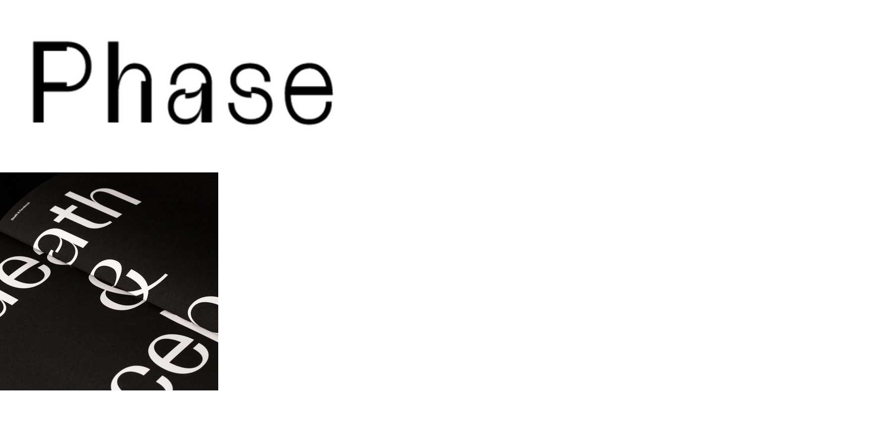 Phase in use - Fonts In Use