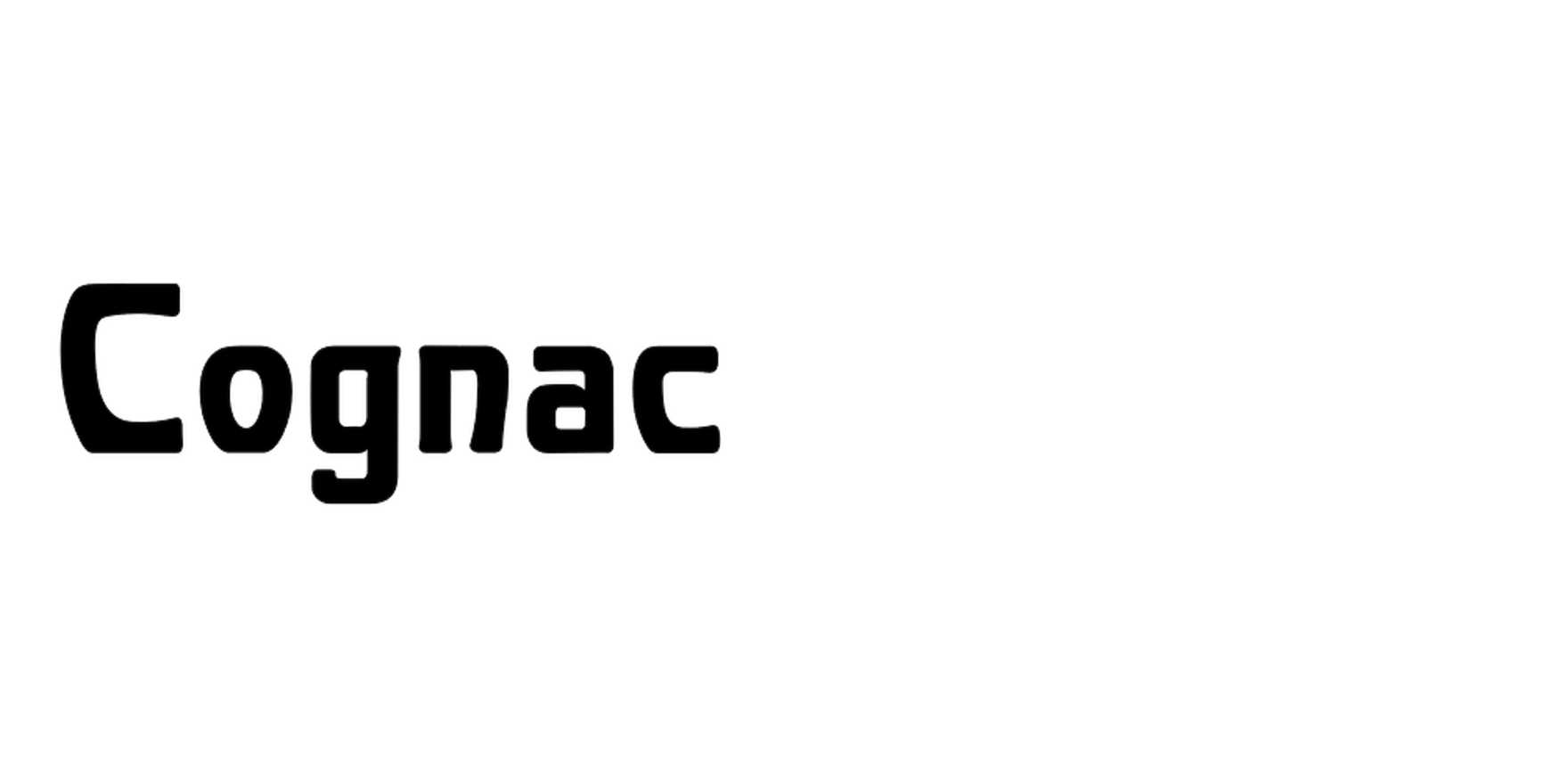 Cognac in use - Fonts In Use
