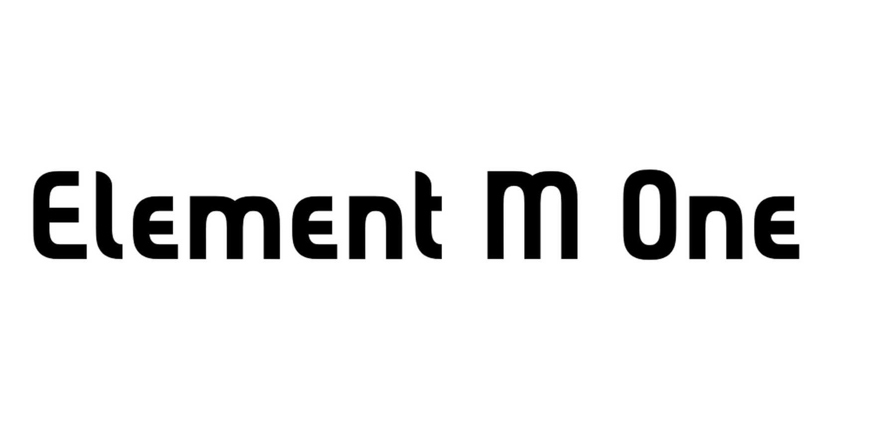 Element M One in use - Fonts In Use