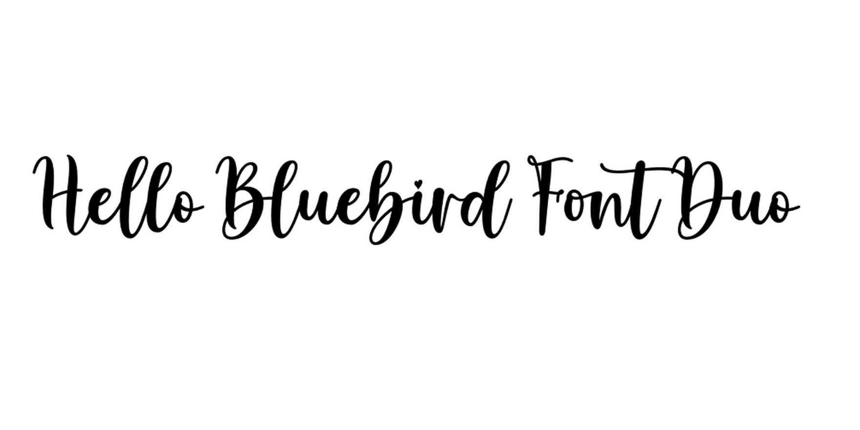 Hello Bluebird Font Duo in use - Fonts In Use