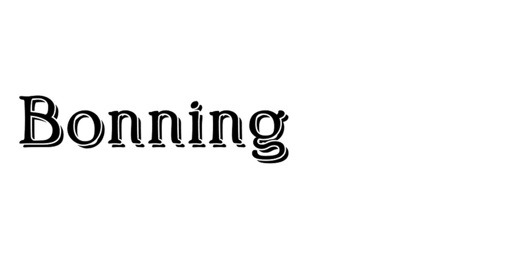 Bonning in use - Fonts In Use