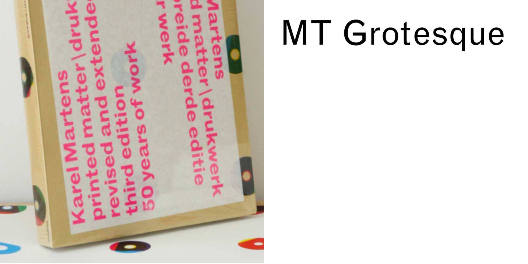 Karel Martens: Printed Matter - Fonts In Use