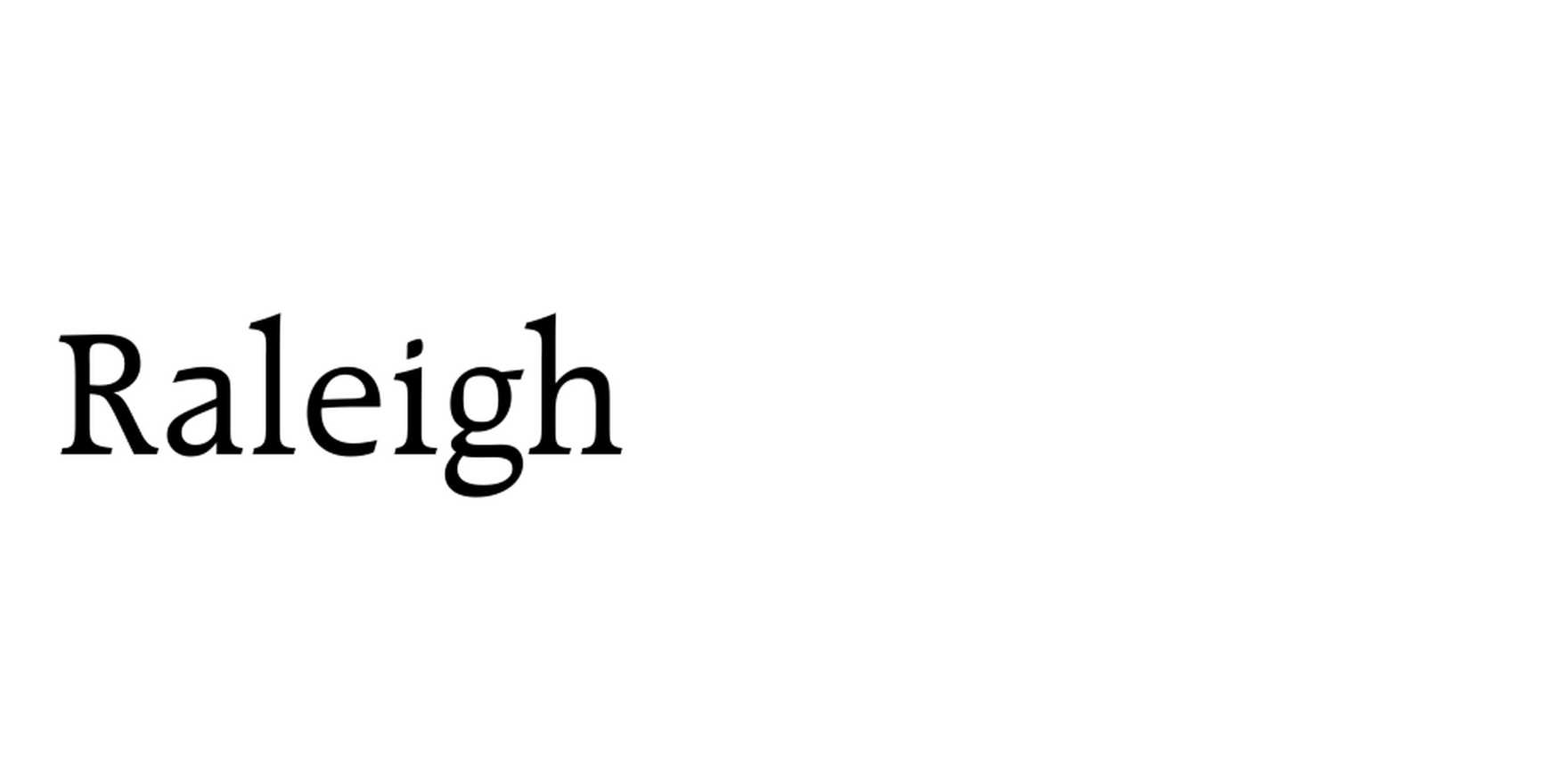 Raleigh (Bitstream) in use - Fonts In Use