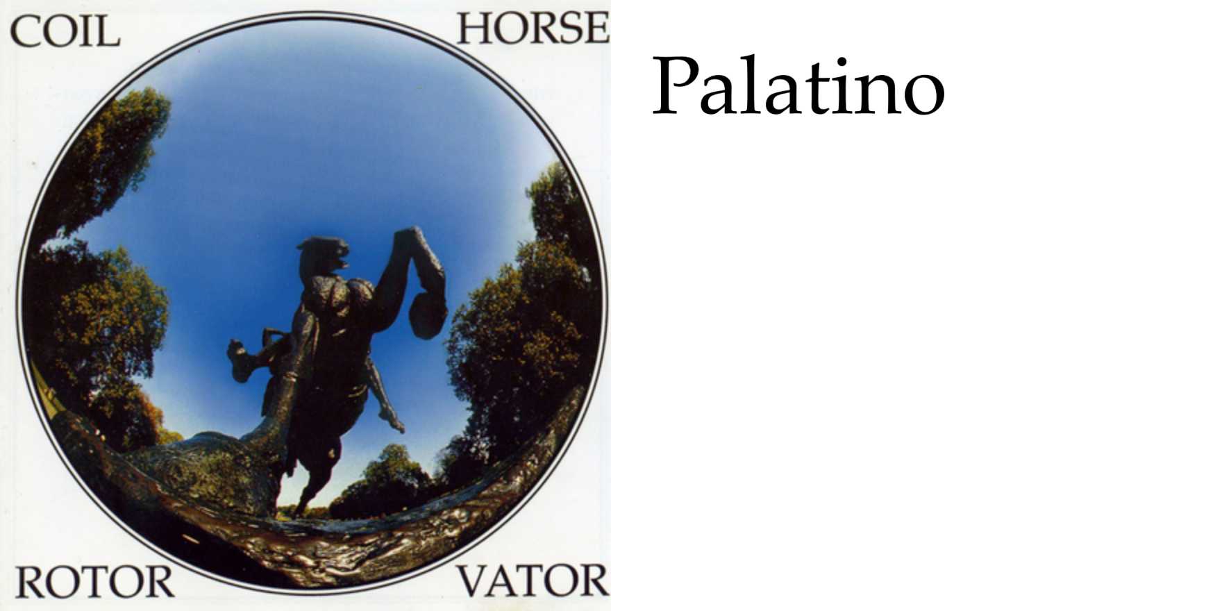 Coil – Horse Rotorvator album art - Fonts In Use