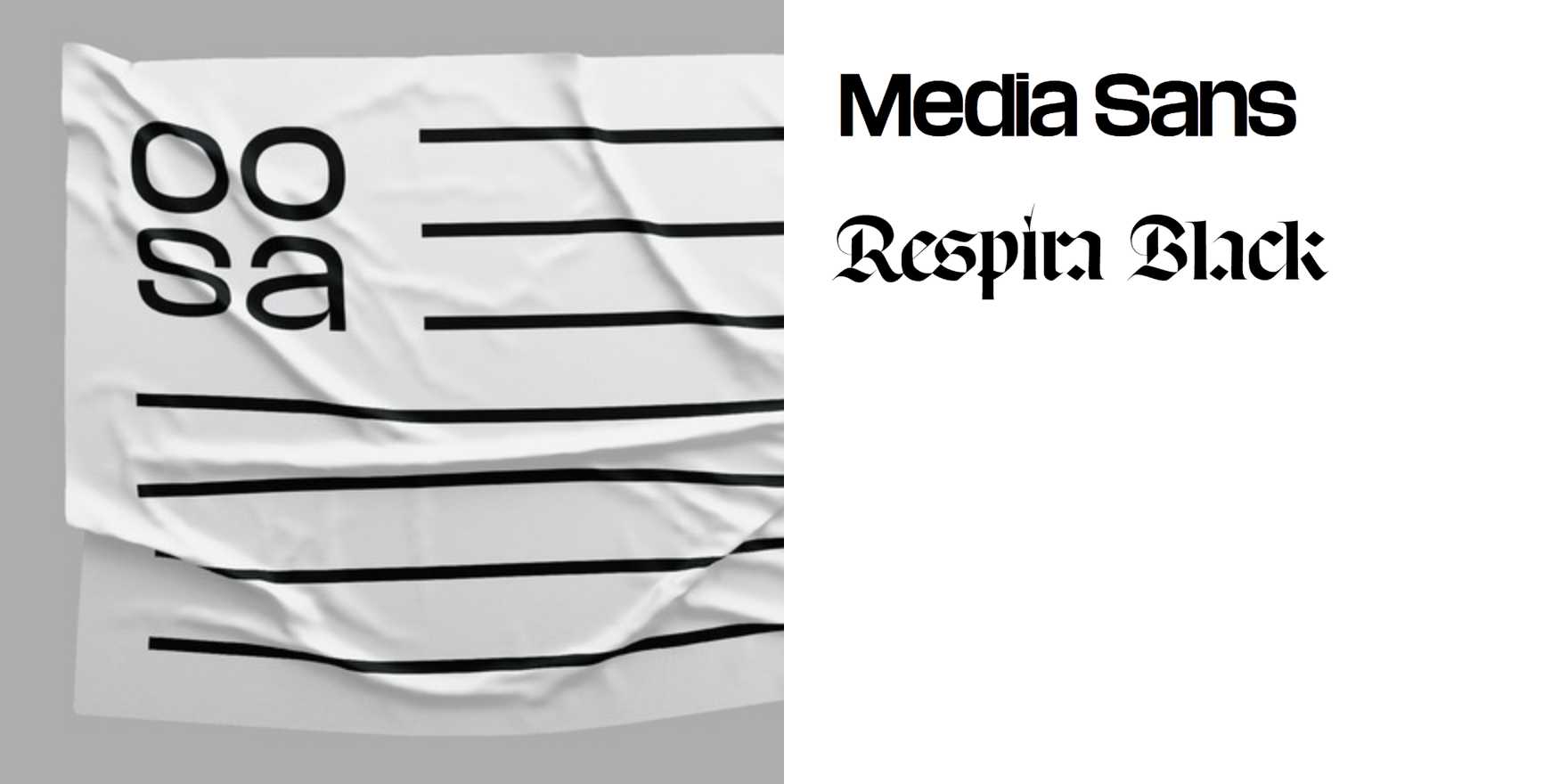 OOSA - Fonts In Use