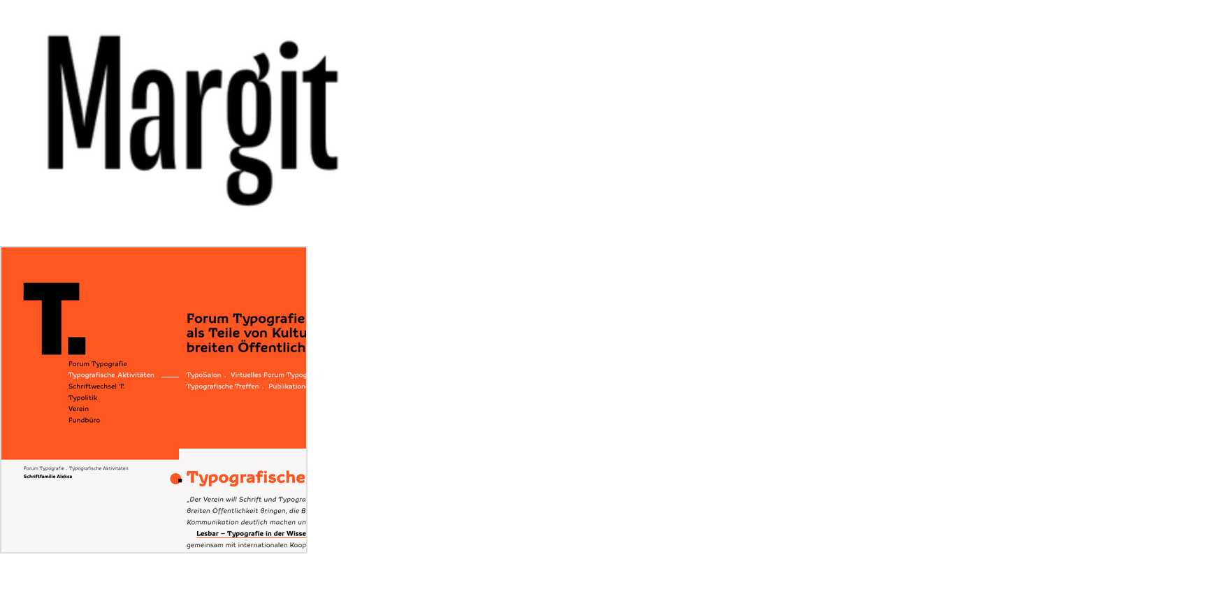 Margit in use - Fonts In Use