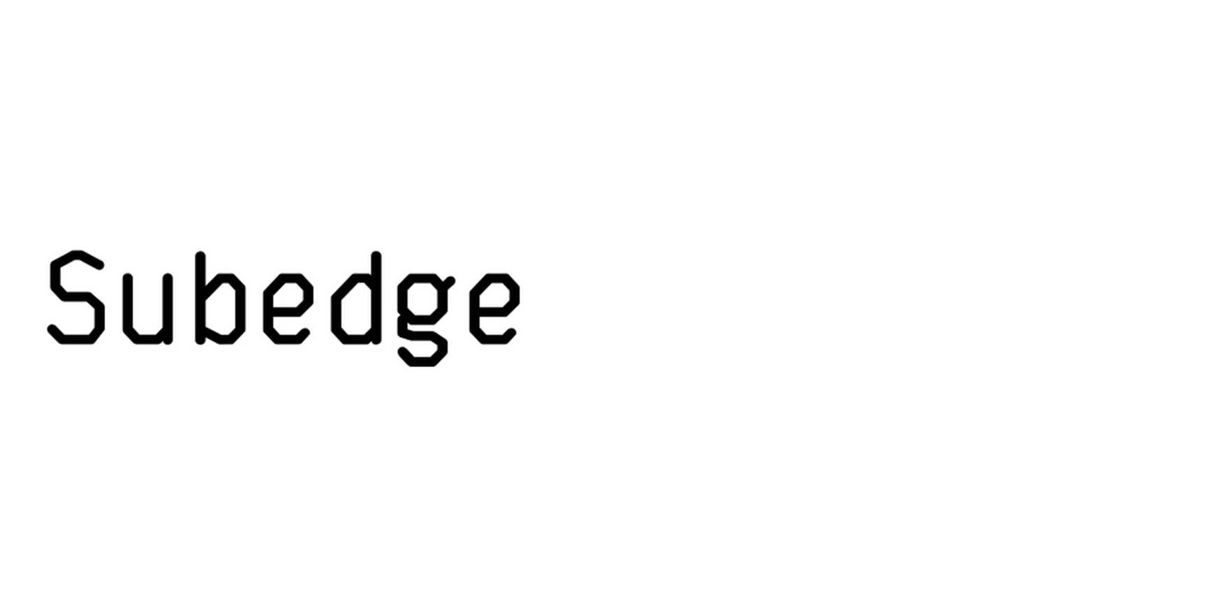 Subedge in use - Fonts In Use