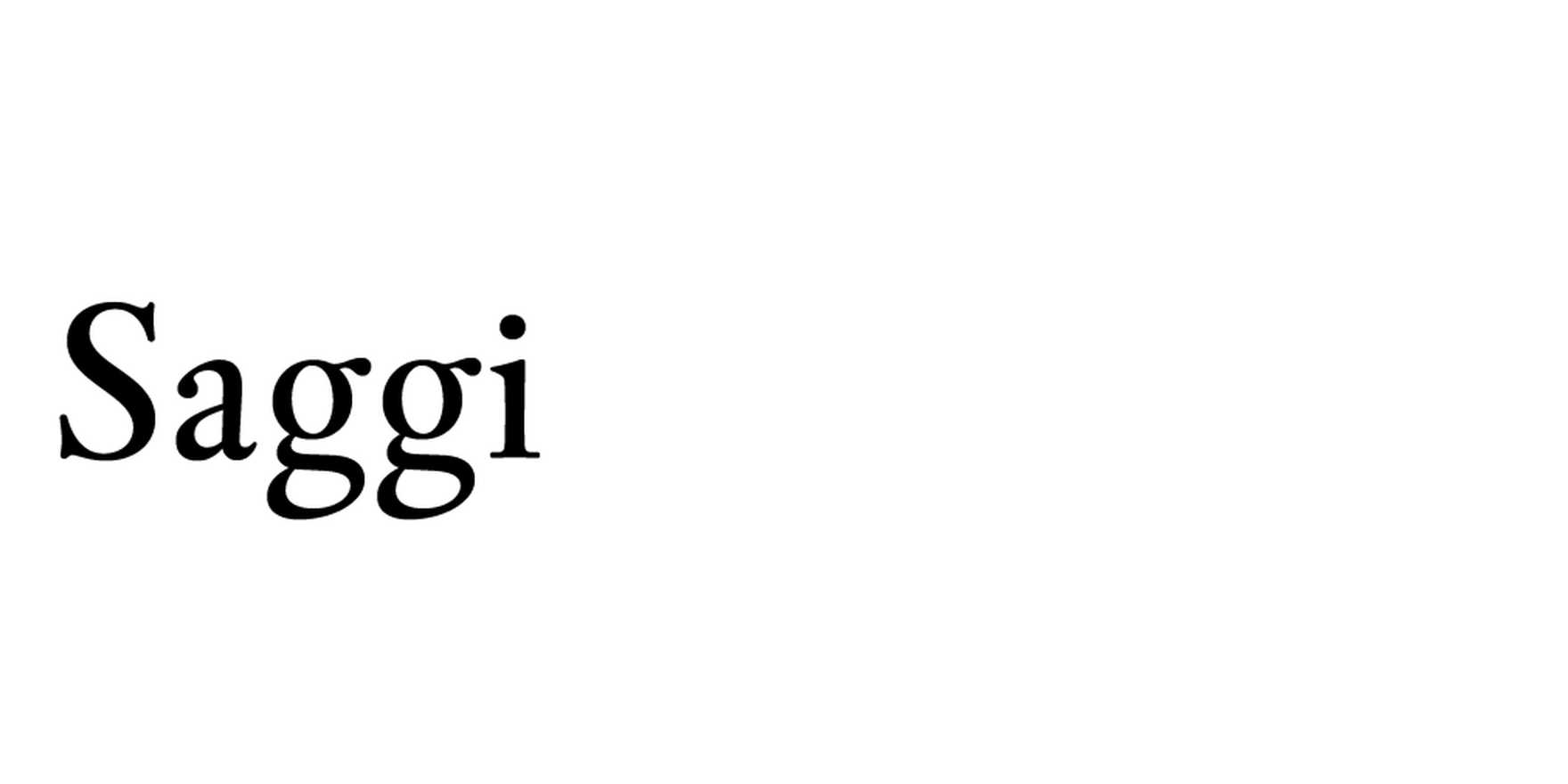 Saggi in use - Fonts In Use