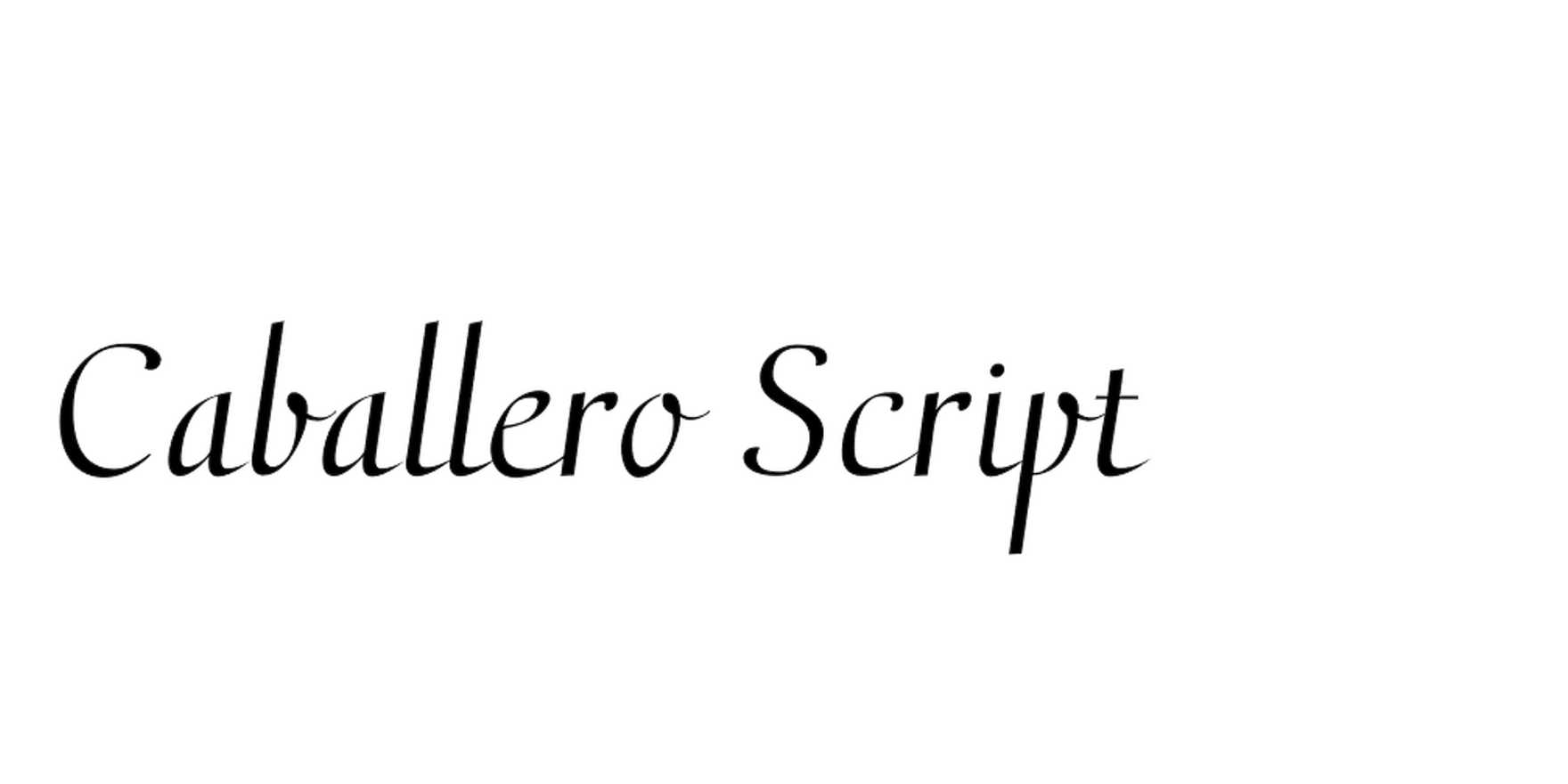 Caballero Script in use - Fonts In Use