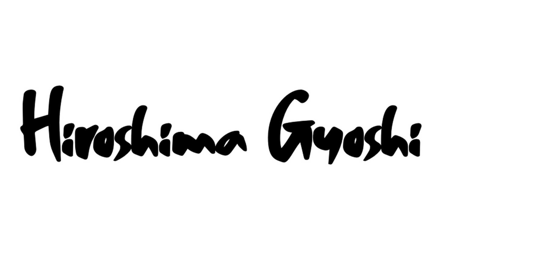Hiroshima Gyoshi in use - Fonts In Use