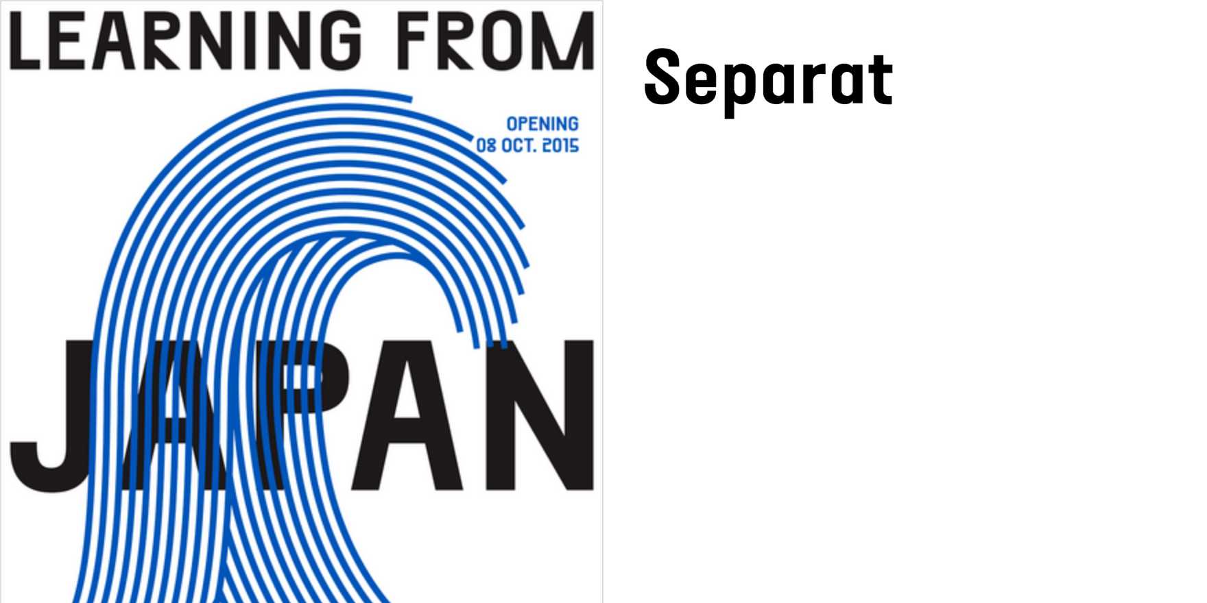 Learning from Japan poster - Fonts In Use