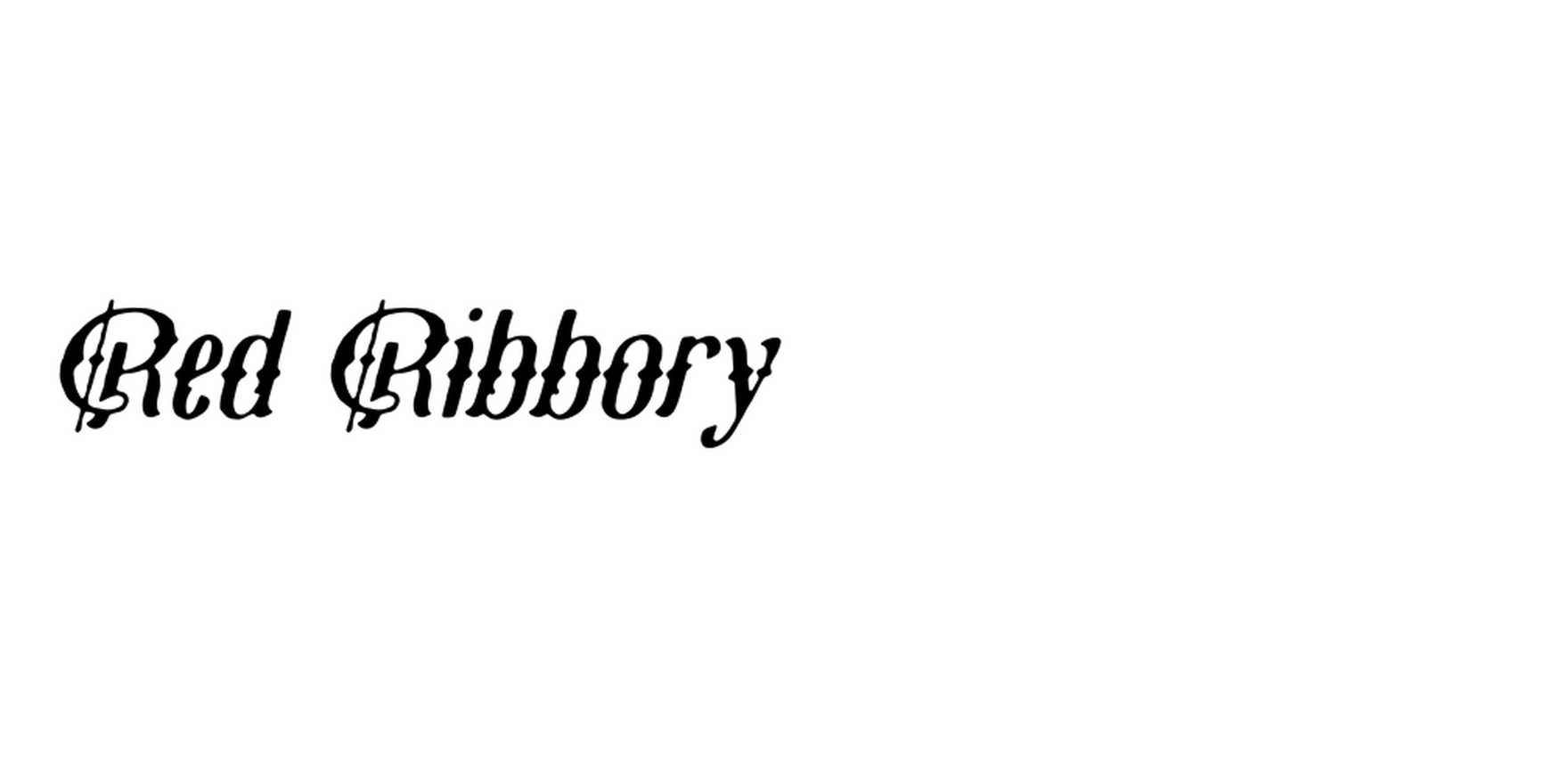 Red Ribbory in use - Fonts In Use