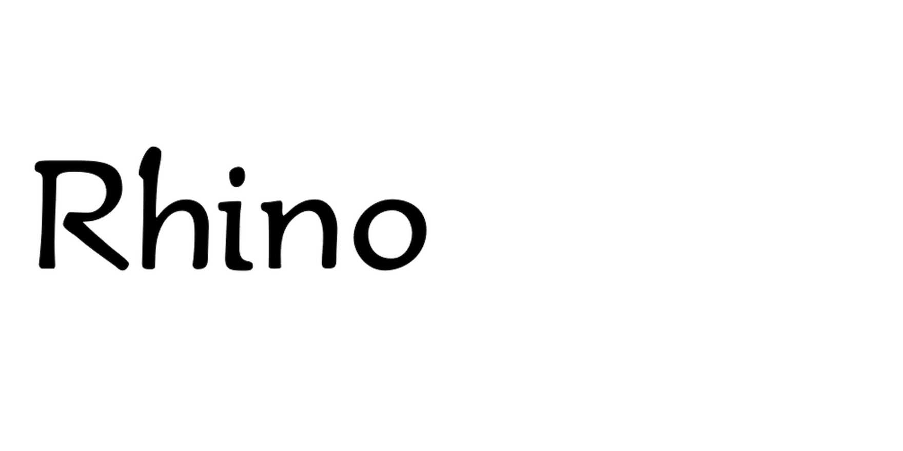 Rhino in use - Fonts In Use