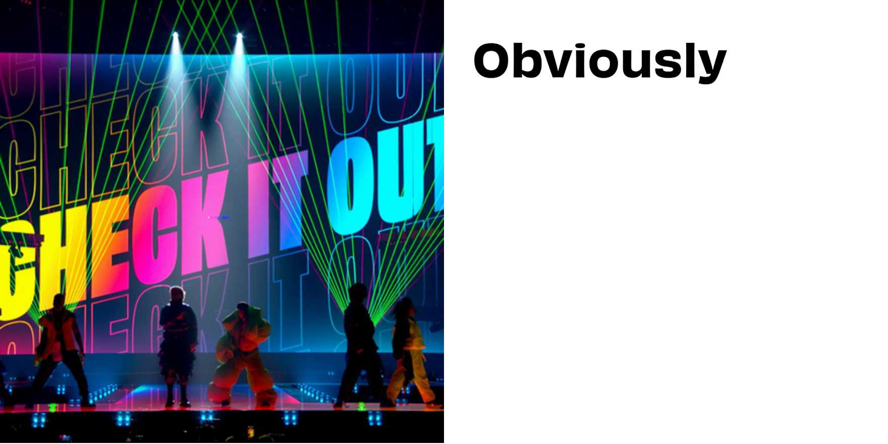 Eurovision 2025 stage graphics - Fonts In Use