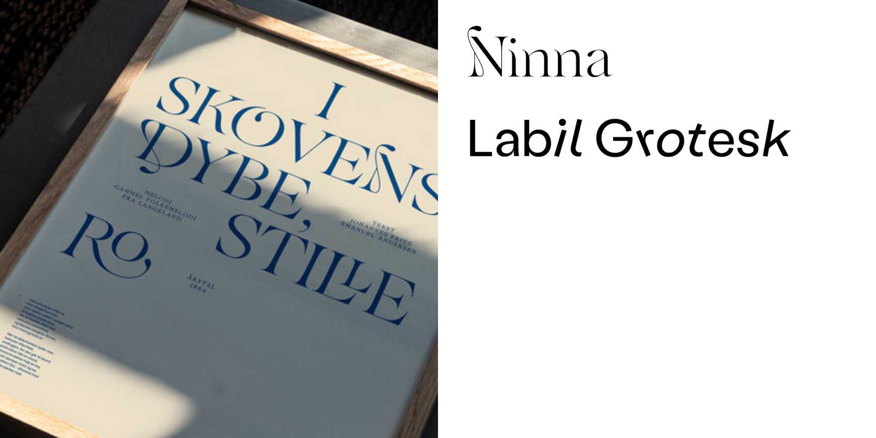 Studio Bitte posters - Fonts In Use