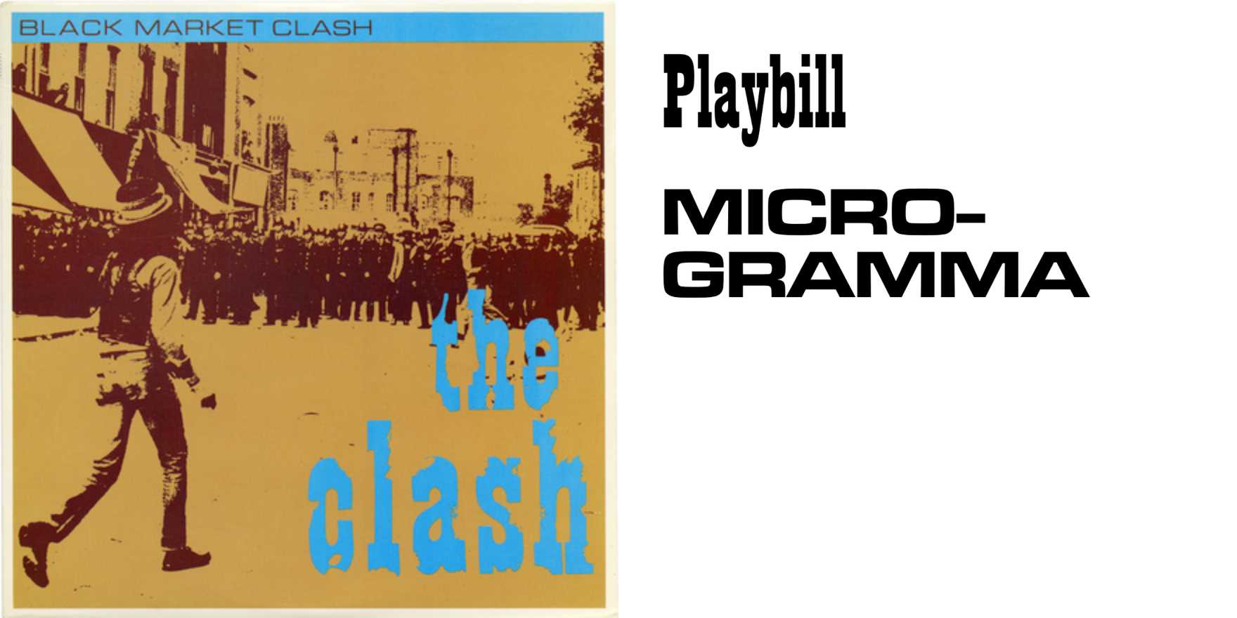 The Clash – Black Market Clash album art - Fonts In Use