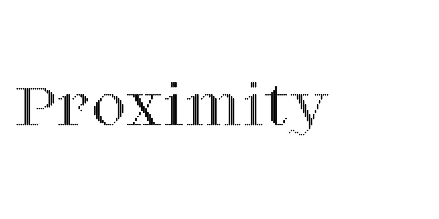 Proximity in use - Fonts In Use