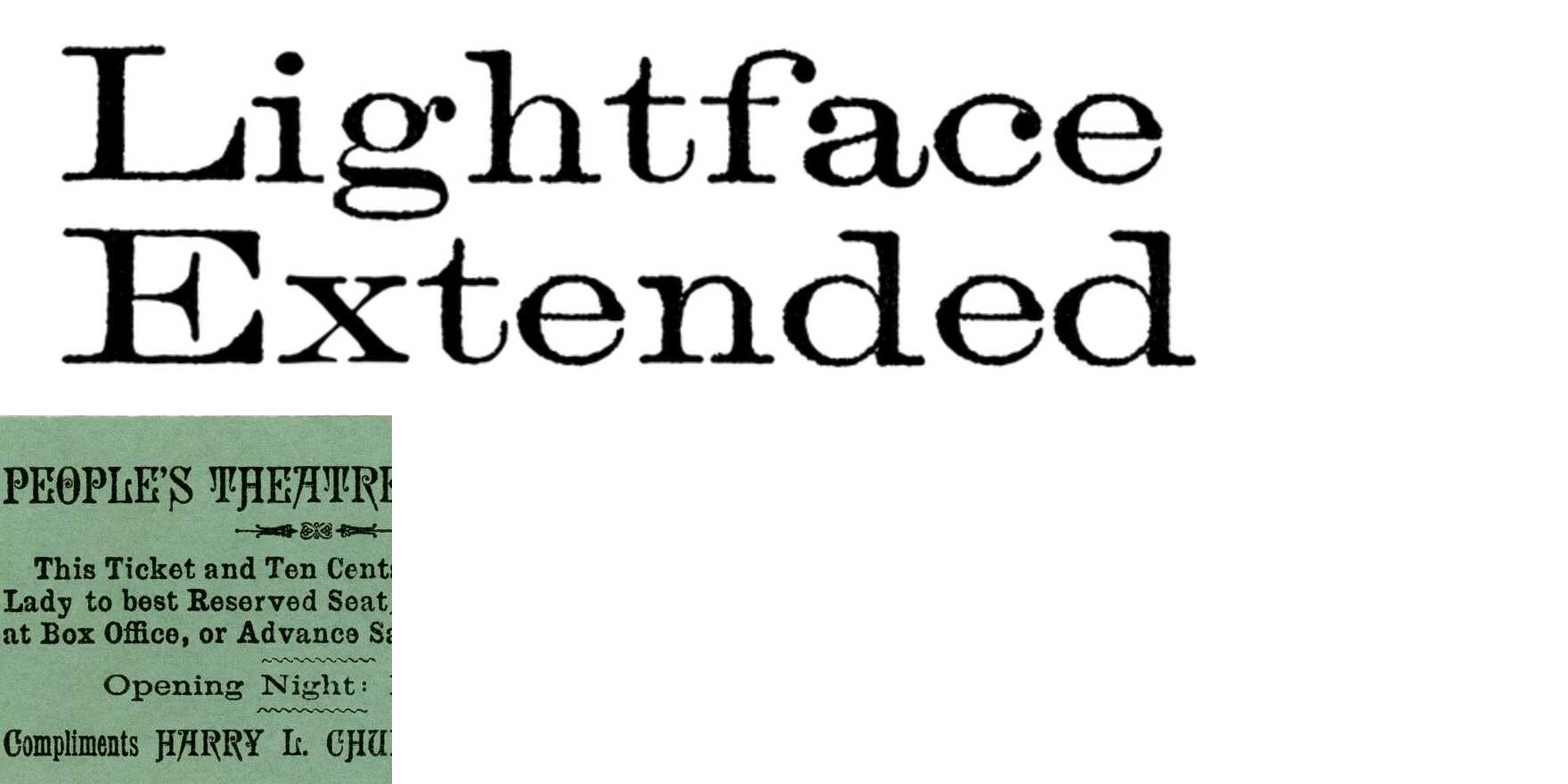 Lightface Extended in use - Fonts In Use