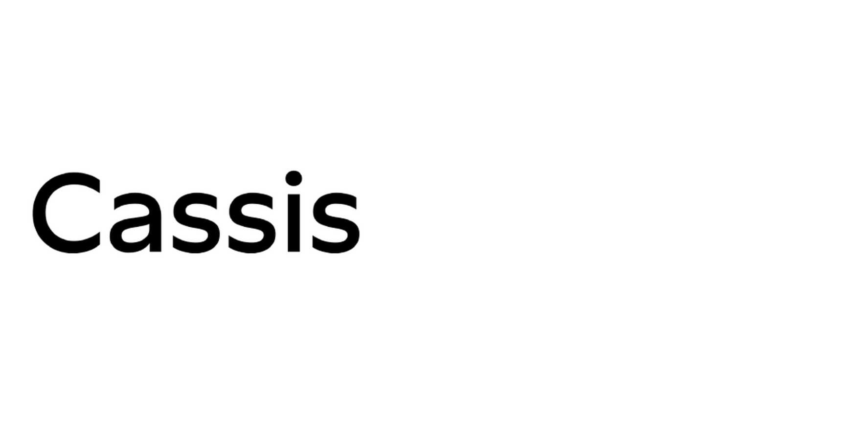 Cassis in use - Fonts In Use
