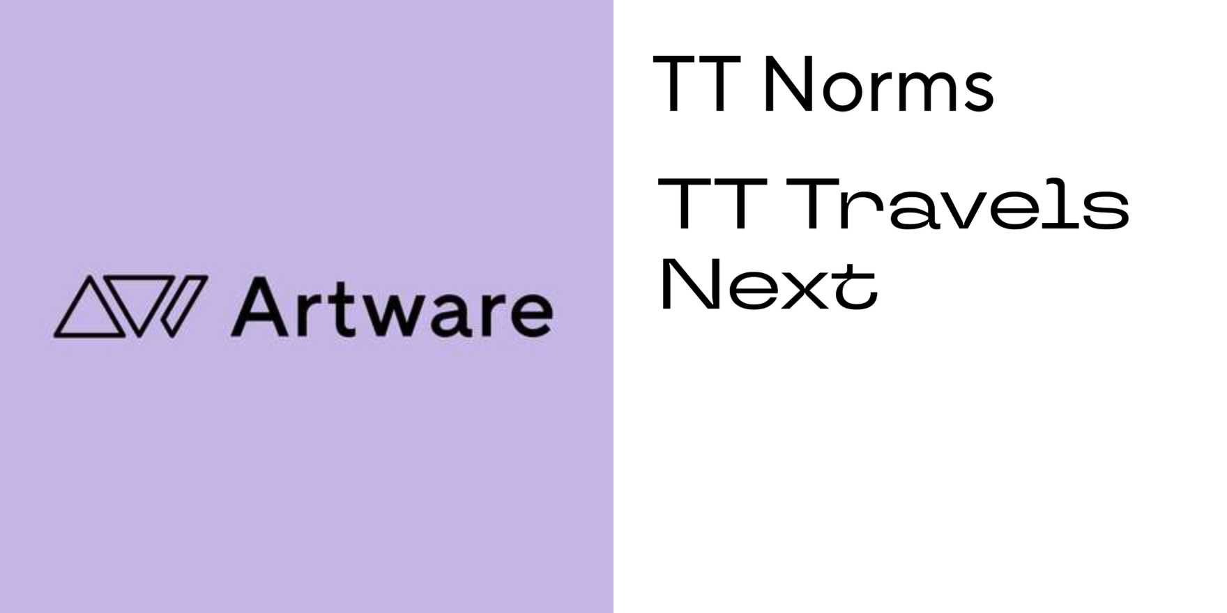 Artware - Fonts In Use