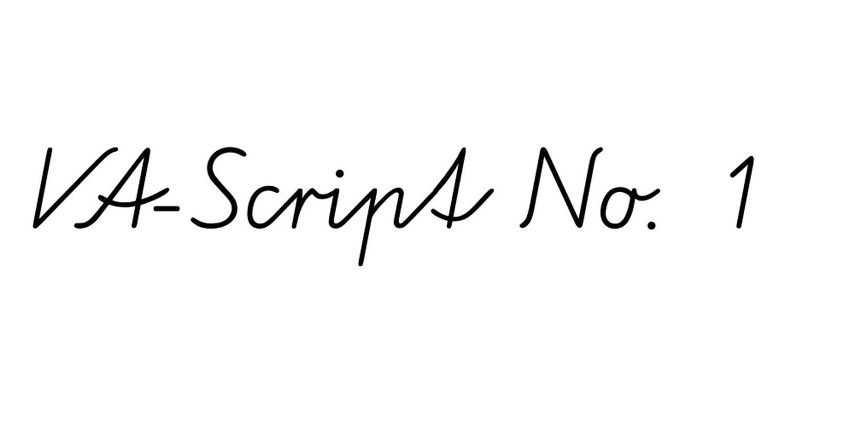 VA-Script No. 1 in use - Fonts In Use