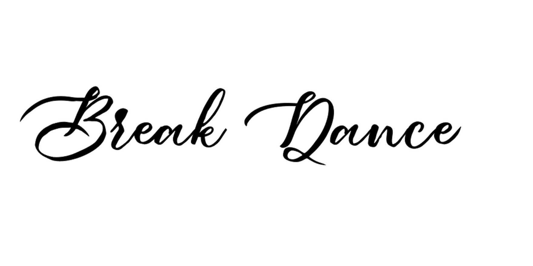 Break Dance in use - Fonts In Use