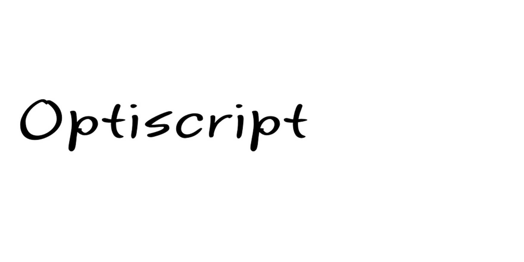 Optiscript in use - Fonts In Use