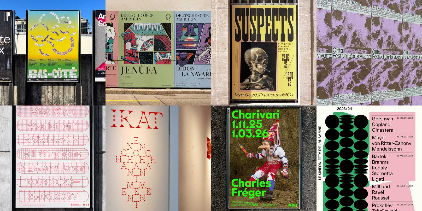 Posters/Flyers - Fonts In Use