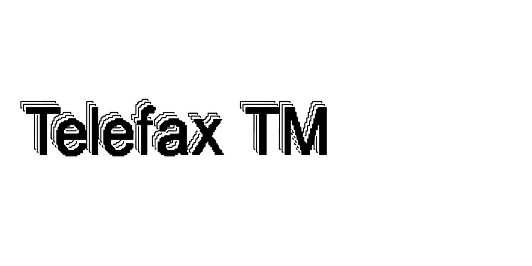 Telefax TM in use - Fonts In Use