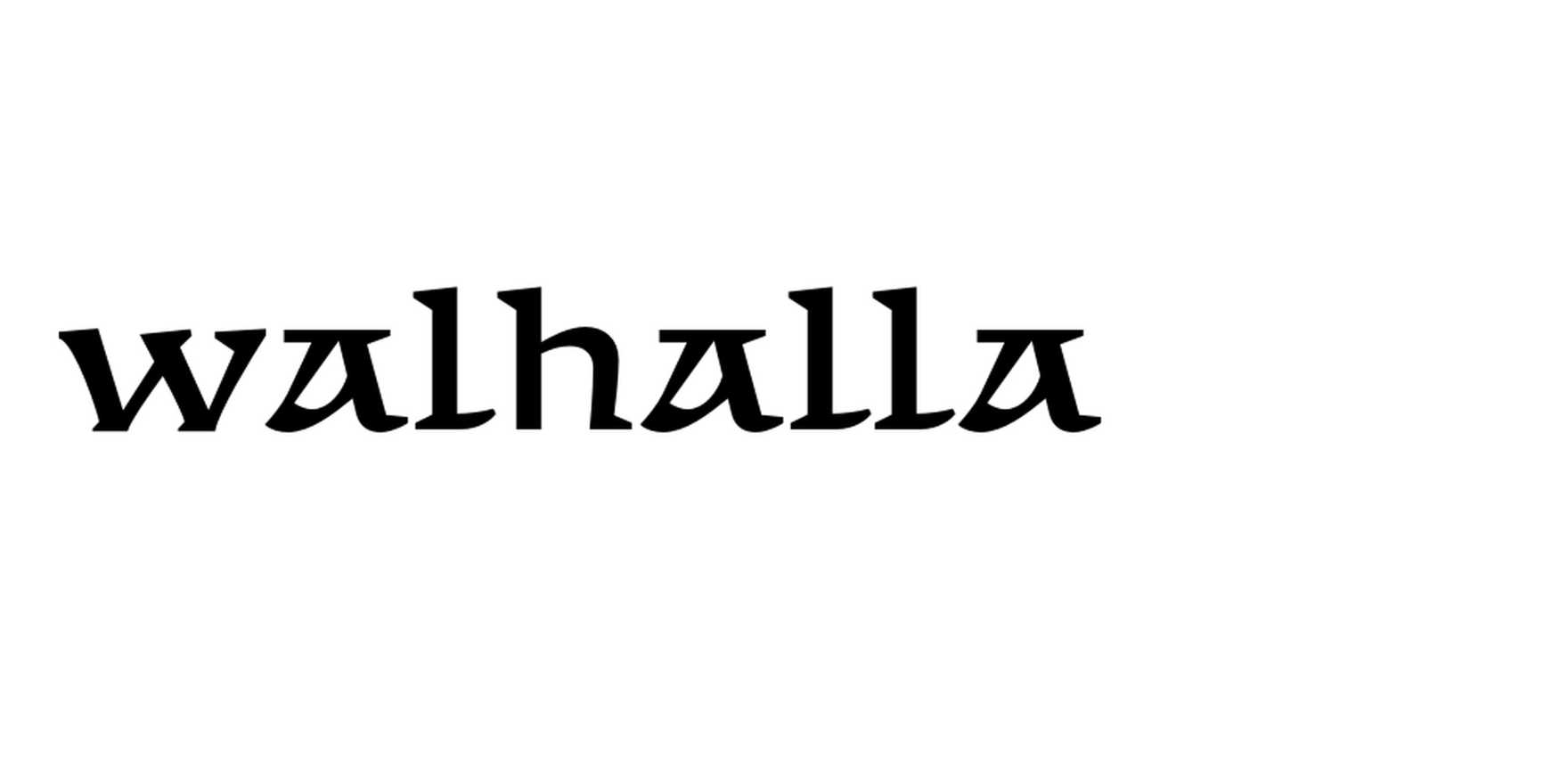 Walhalla in use - Fonts In Use