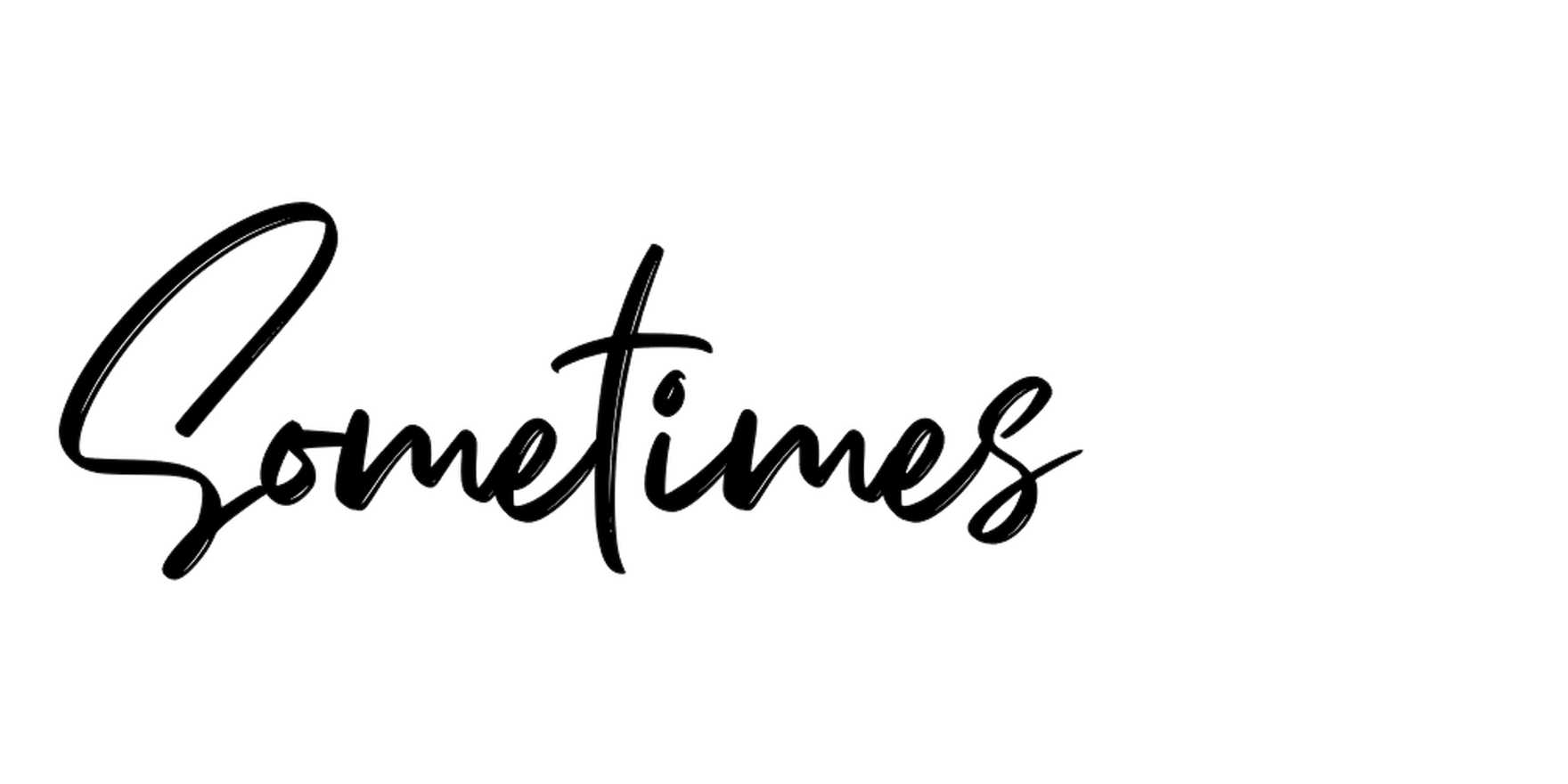 Sometimes in use - Fonts In Use