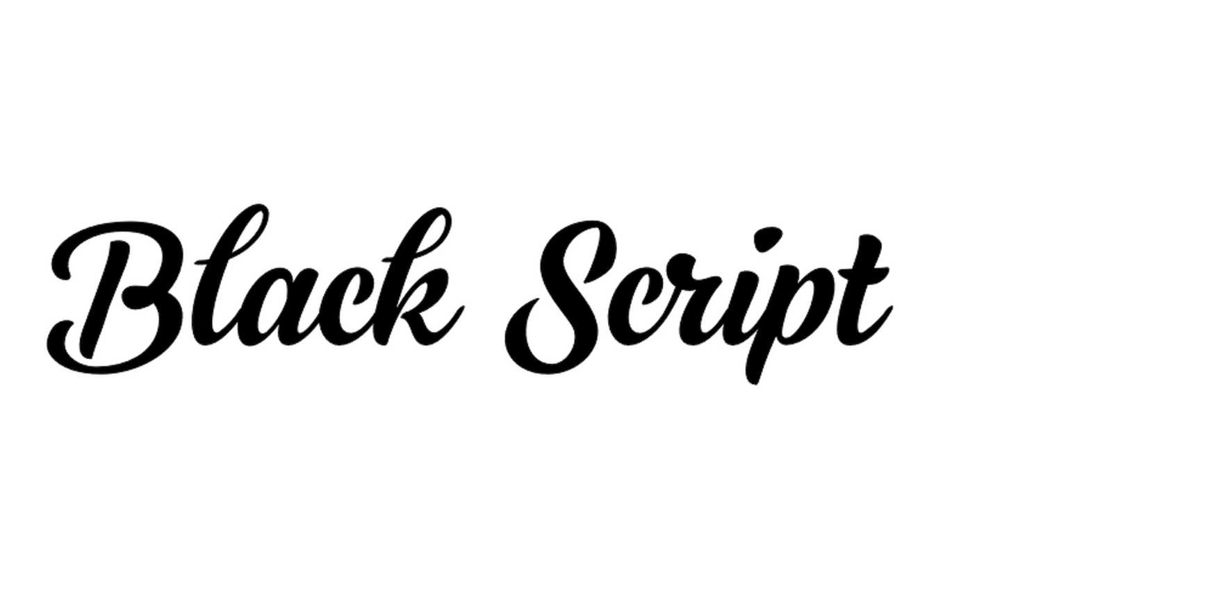 Black Script in use - Fonts In Use