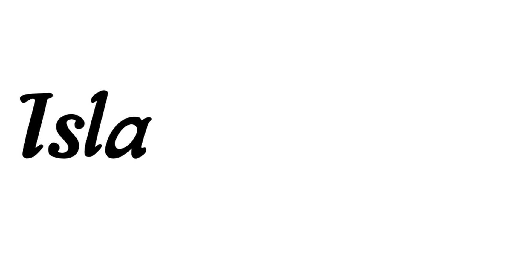 Isla in use - Fonts In Use