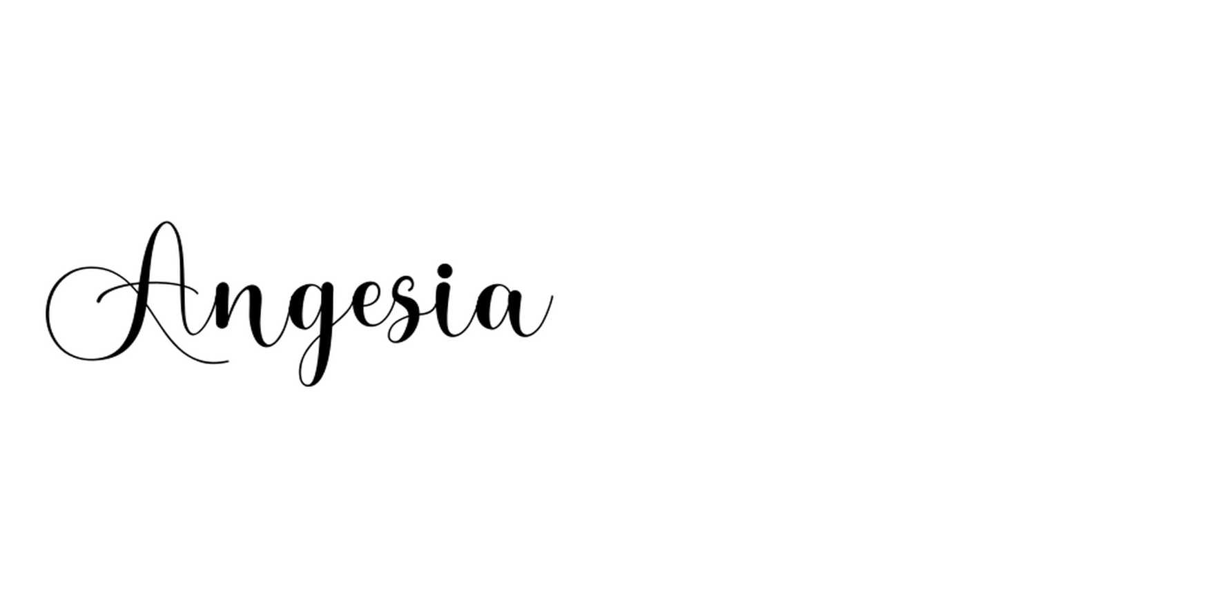Angesia in use - Fonts In Use