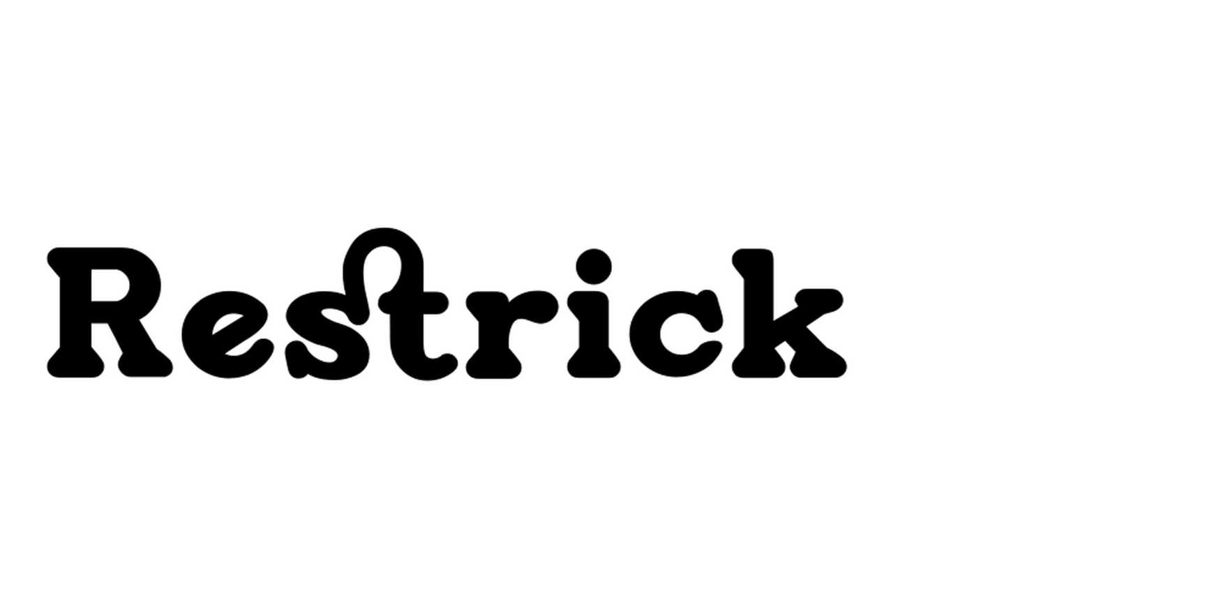Restrick in use - Fonts In Use