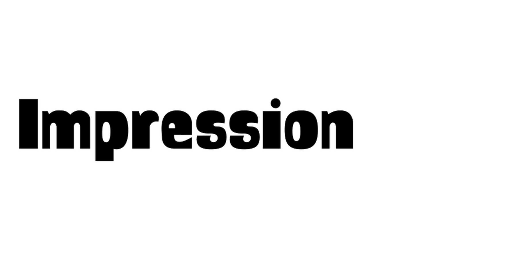 Impression in use - Fonts In Use