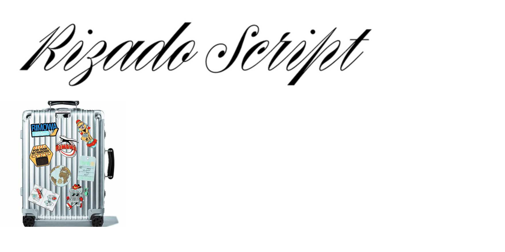 Rizado Script in use - Fonts In Use