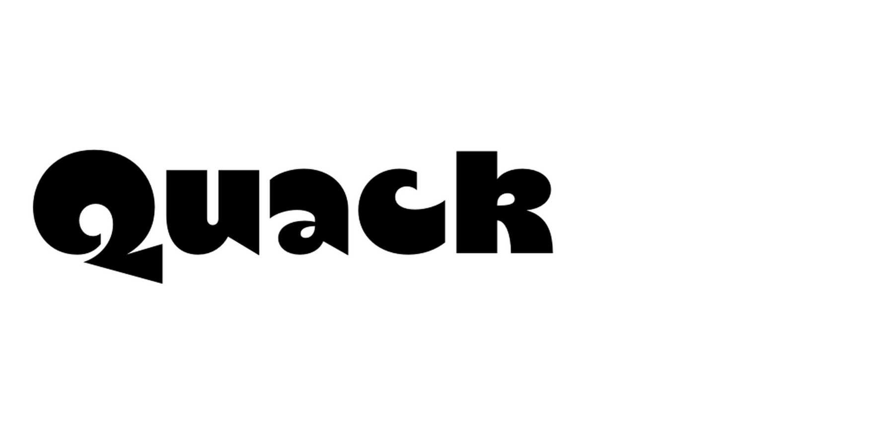 Quack in use - Fonts In Use