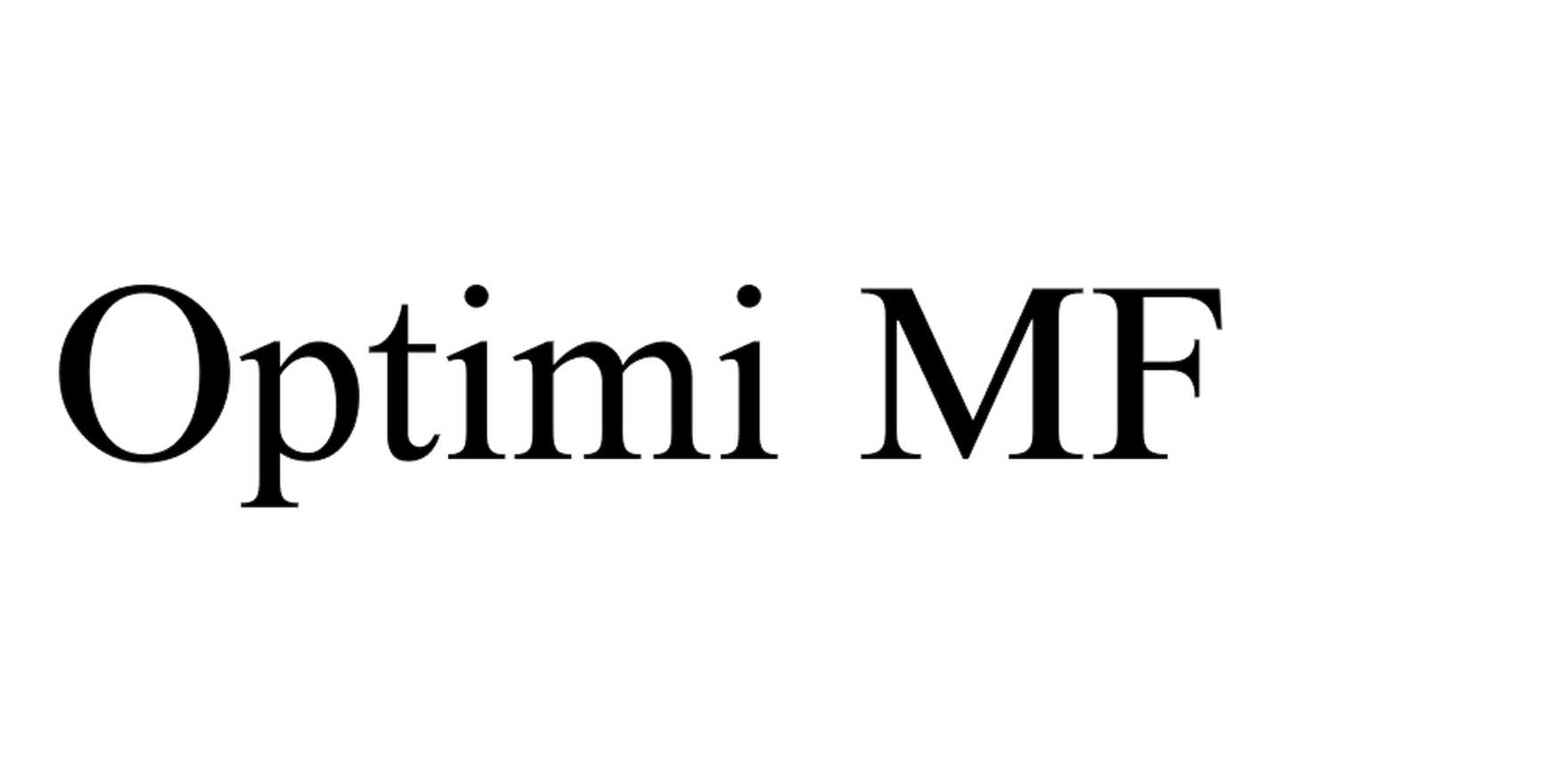 Optimi MF in use - Fonts In Use