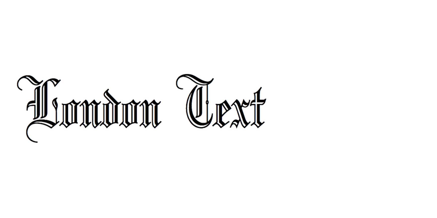 London Text in use - Fonts In Use