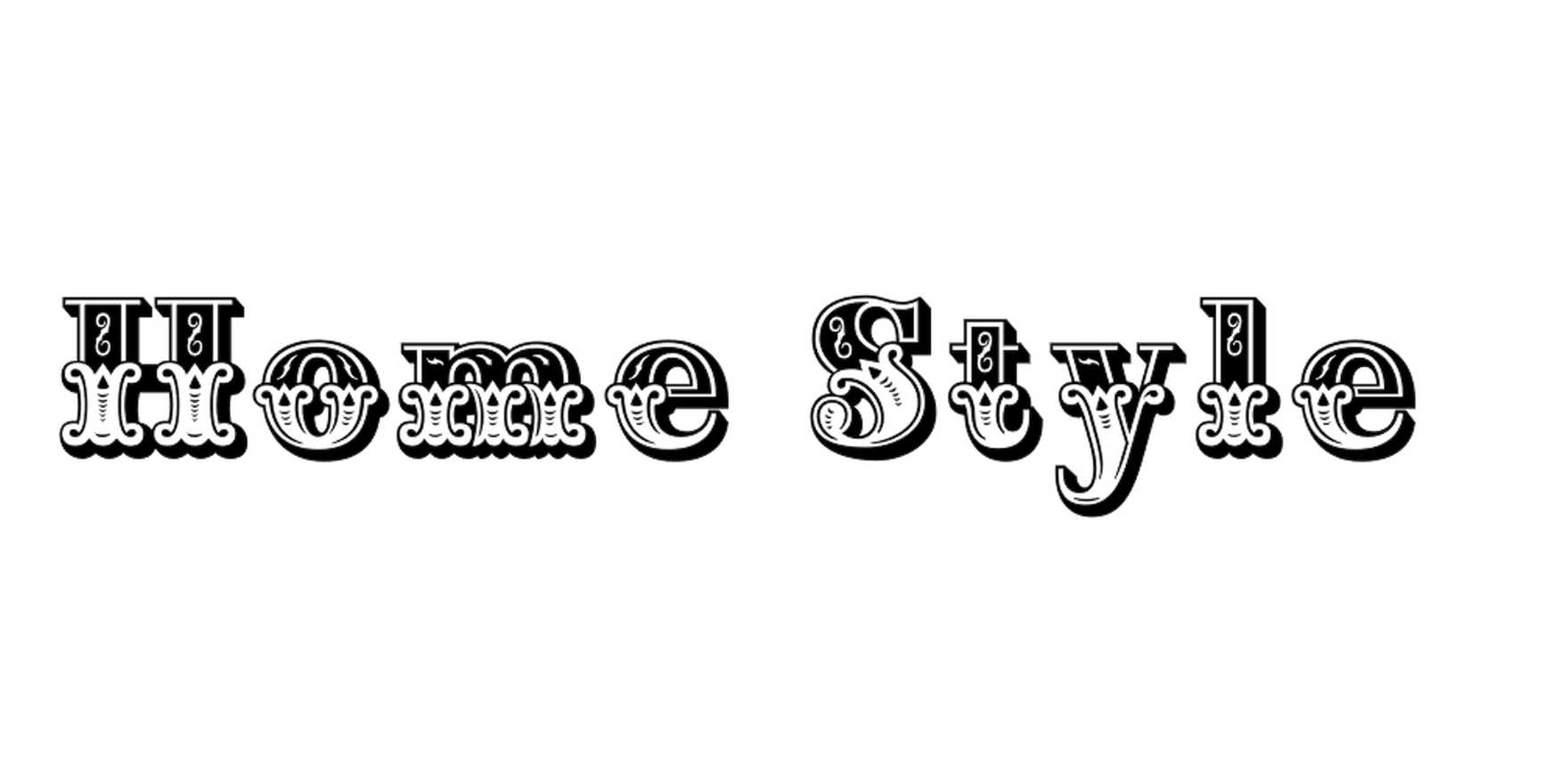 Home Style in use - Fonts In Use