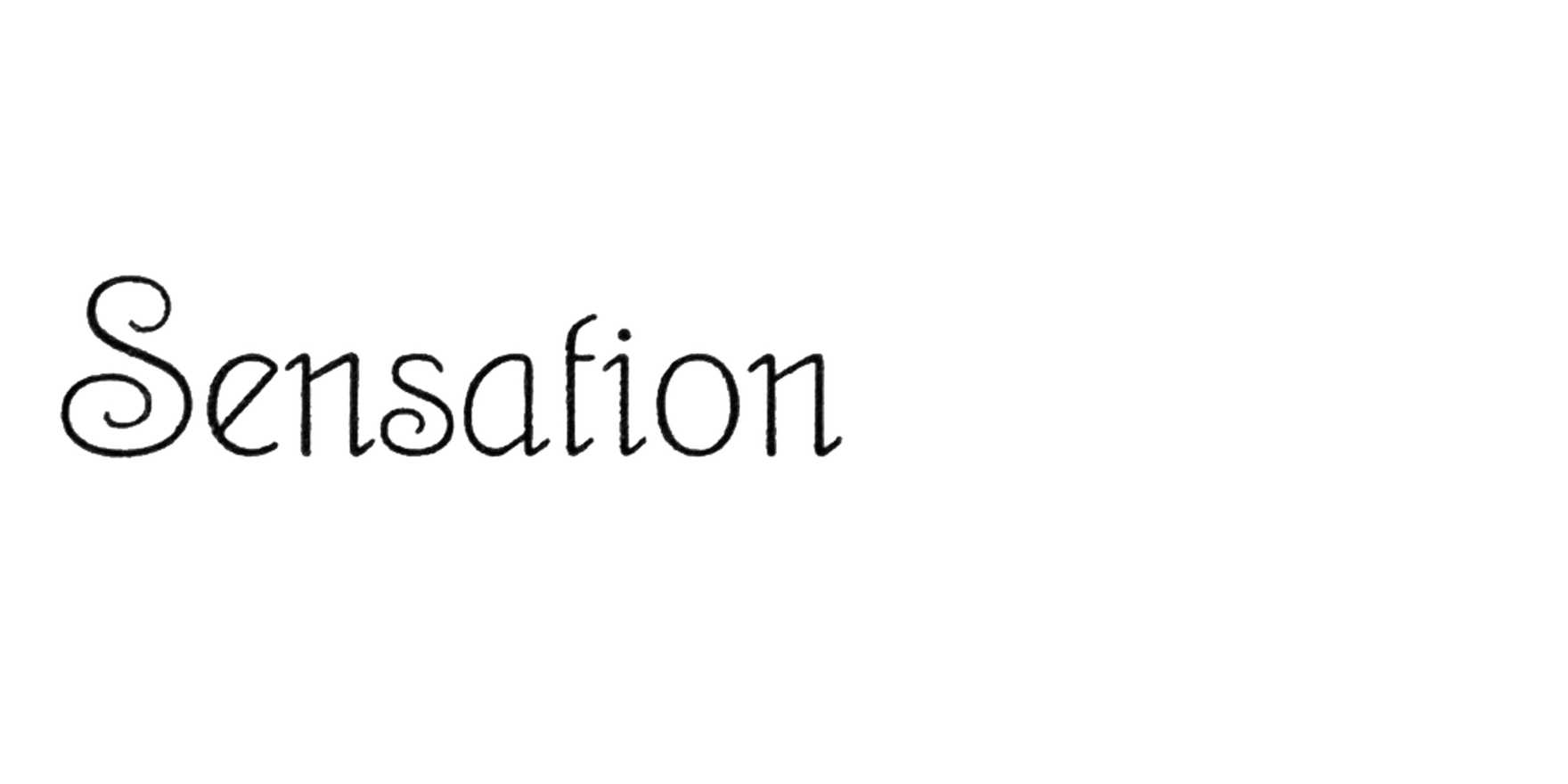 Sensation in use - Fonts In Use